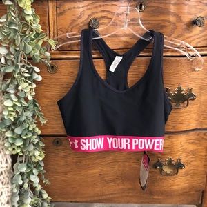Black Under Armour Sports Bra